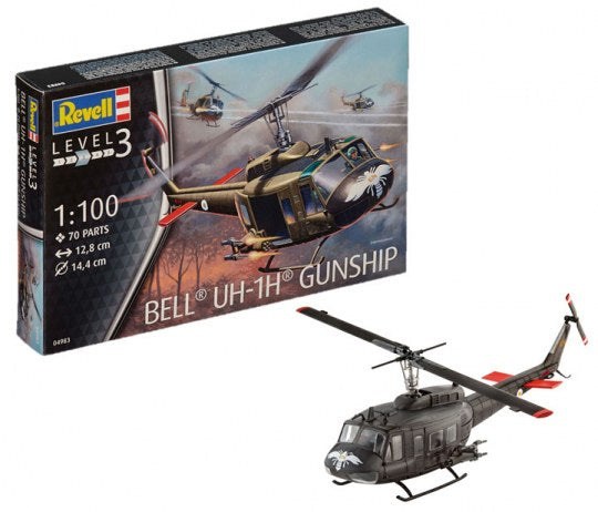 Bell UH-1H Gunship 1:100 Scale Kit
