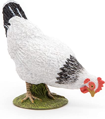 Papo Pecking White Hen