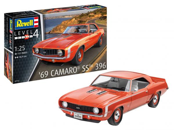 69 Camaro SS 396 1:25 Scale Kit