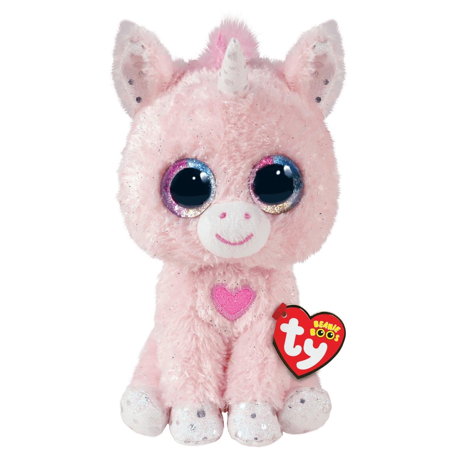 Ty Snookie Pink Unicorn Regular Boo
