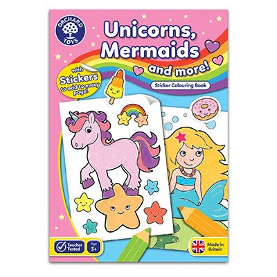 Orchard Unicorns Mermaids & More Colouring Book