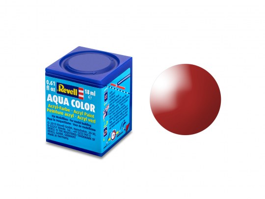 Gloss Fiery Red (RAL 3000)Aqua Color Acrylic18ml