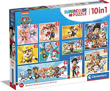 Clementoni Paw Patrol 10 in 1 Jigsaw Puzzle