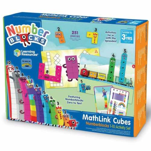 Numberblocks Mathlink Cubes 1-10 Activity Set