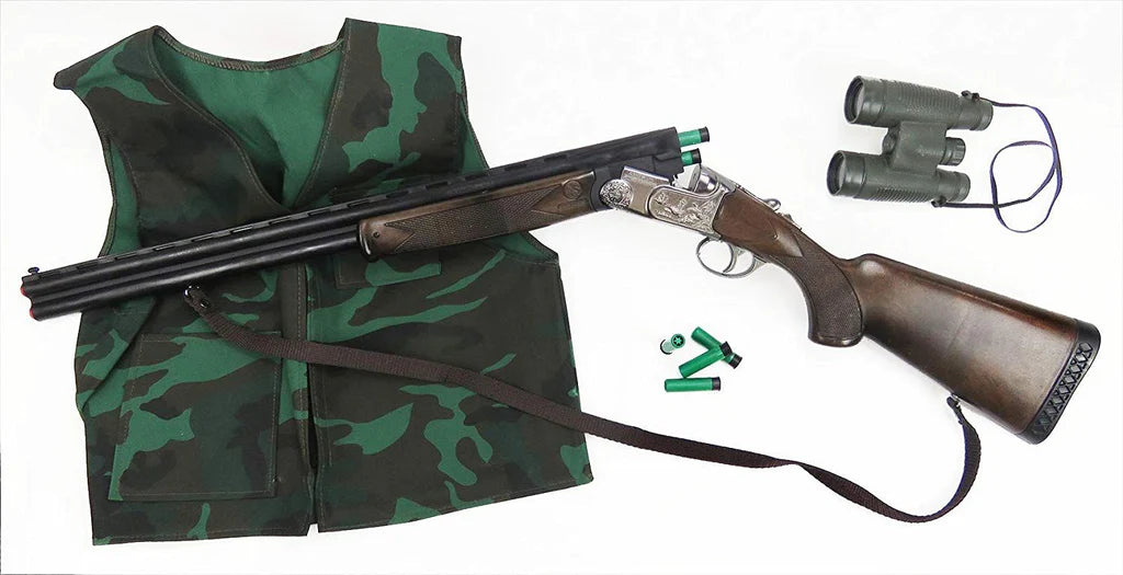 Hunter Rifle Set with Binoculars