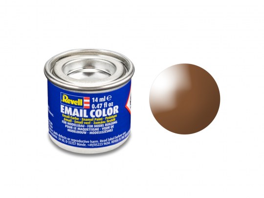 Gloss Mud Brown(RAL 8003) Color Enamel 14ml