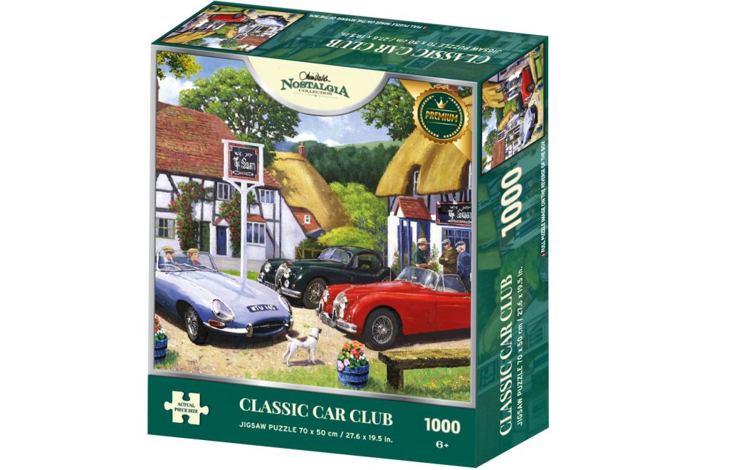Classic Car Club 1000 Piece Jigsaw Puzzle