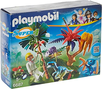 Playmobil Super 4 Lost Island With Alien