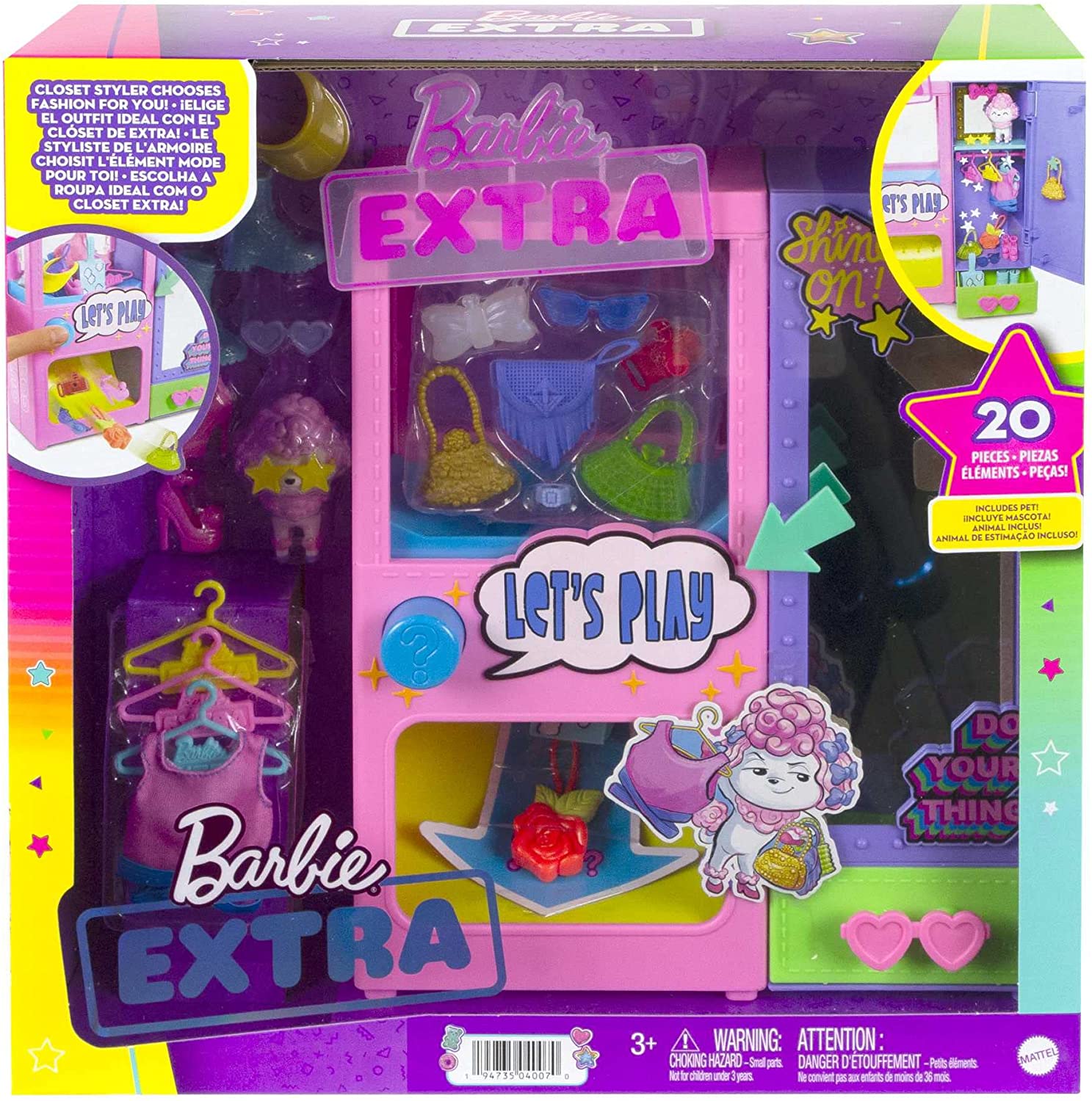 Barbie Extra Style Selector Playset
