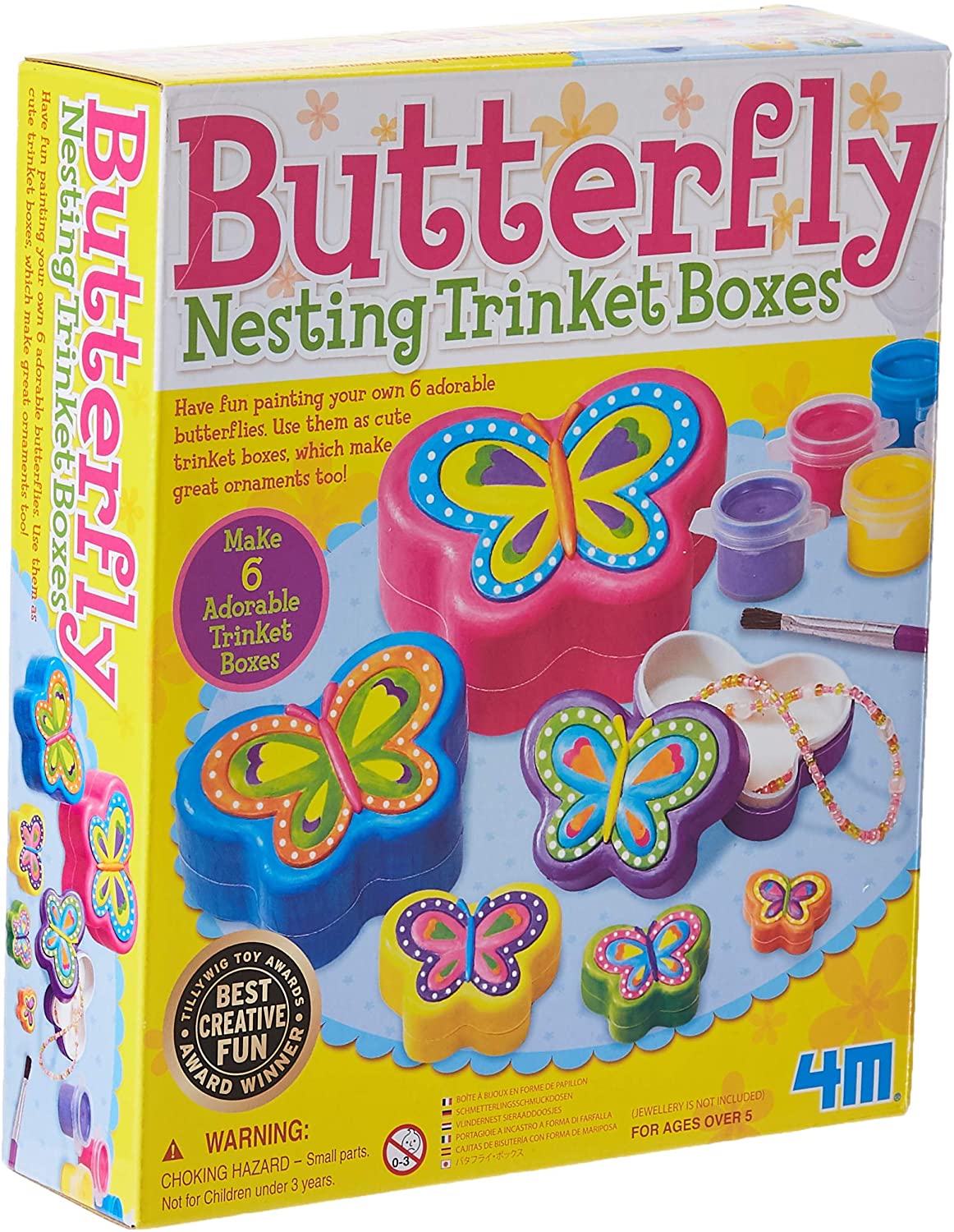 Butterfly Nesting Trinket Box