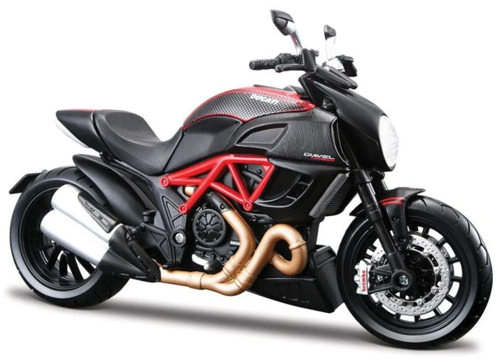 Maisto Ducati Diaval Carbon Assembly Line Kit 1:12