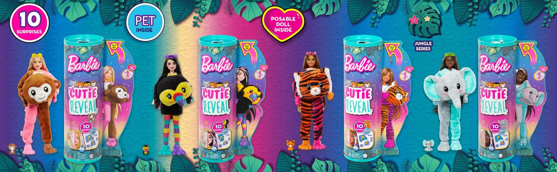 Barbie QT Reveal Jungle Series