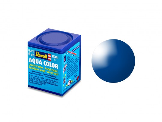 Gloss Blue (RAL 5005) Aqua Color Acrylic 18ml
