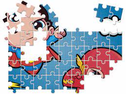 Clementoni - Puzzle 2X60 Pièces Dc Comics Superfriends, Puzzles