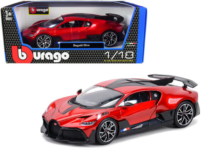 Burago Bugatti Divo Red 1:18 Die Cast Car