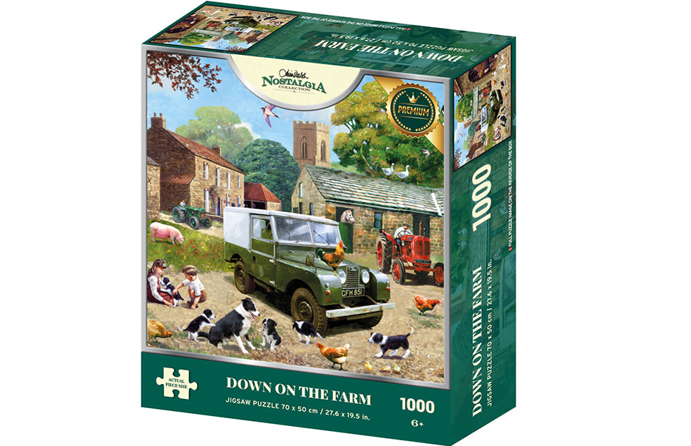 Down On The Farm 1000 Piece Jigsaw Puzzle