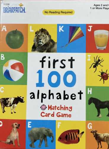 My First 100 Alphabet Matching Card Game