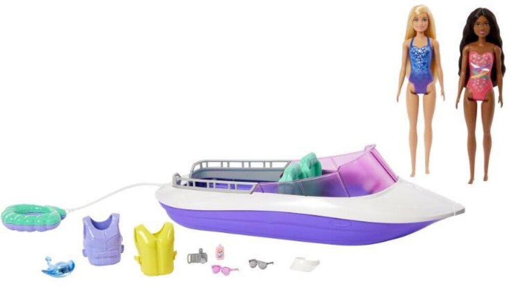 Barbie Mermaid Power Boat with 2 Dolls
