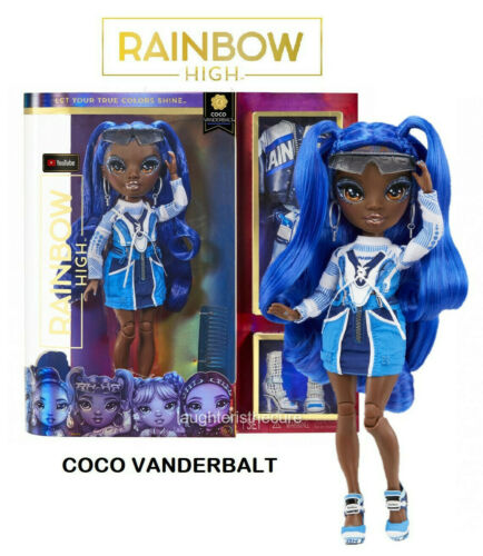 Rainbow High COCO VANDERBALT Season 4 Cobalt Blue Doll