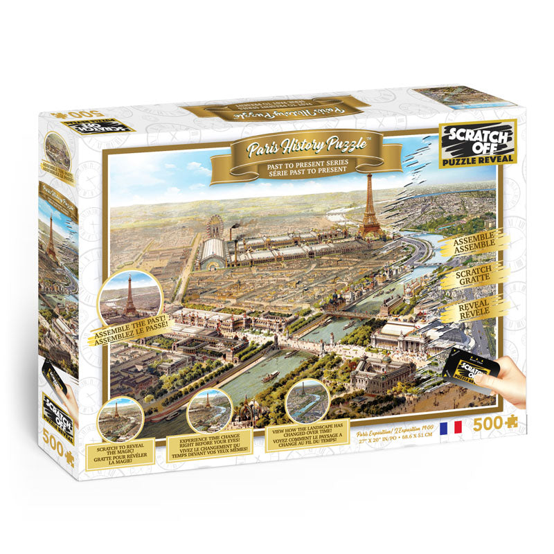 Paris History Puzzle Scratch Off