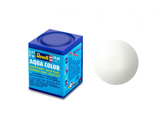 Gloss White (RAL 9010) Aqua Color Acrylic 18ml