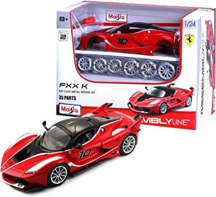 Maisto 1/24 Ferrari Diecast Model Kits Build Your Own Car La