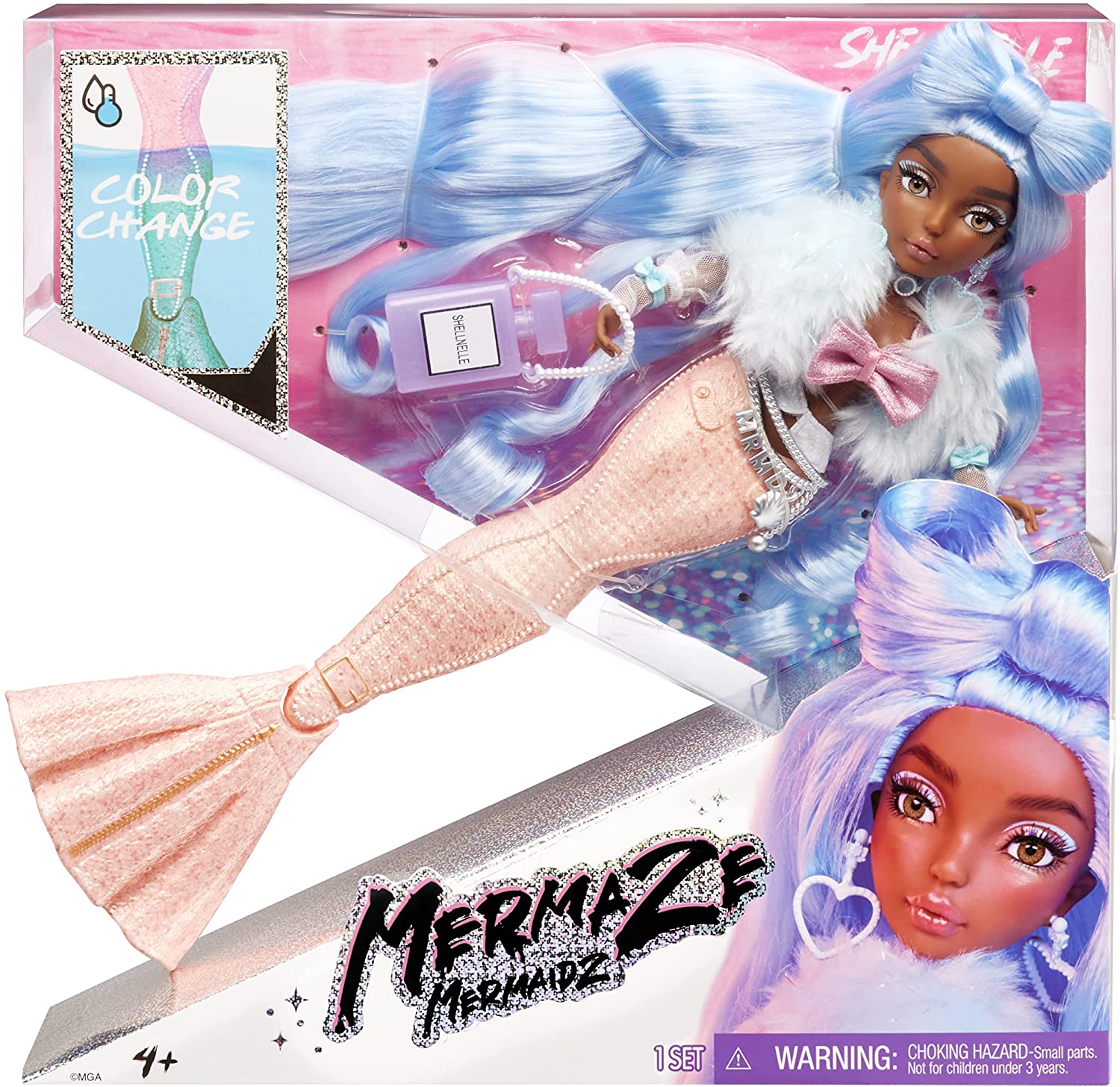 Mermaze Mermaidz Colour Change Doll Shellnelle