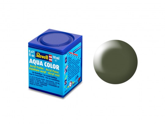 Silk Olive Green (RAL 6003) Aqua Color 18ml