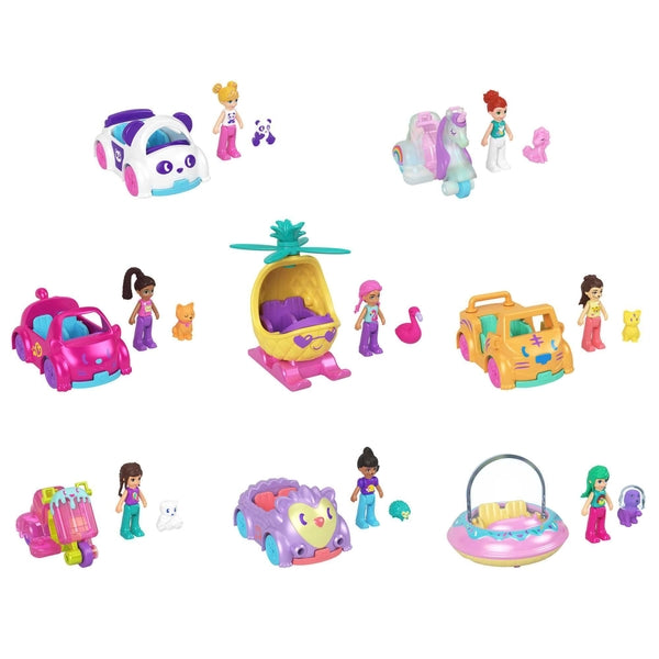 Polly Pocket Doll And Vehicle Assortment