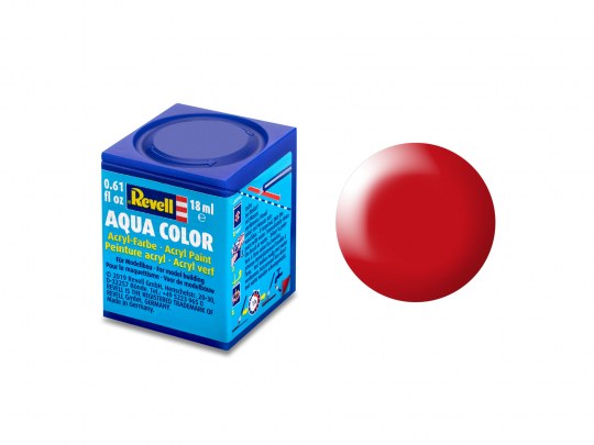 Silk Lum. Red (RAL 3026) Aqua Color Acrylic 18ml