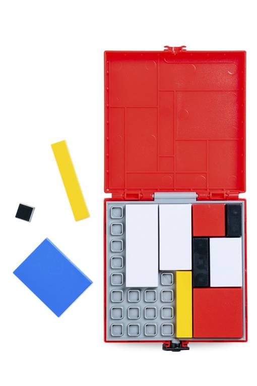 Mondrian Red Blocks