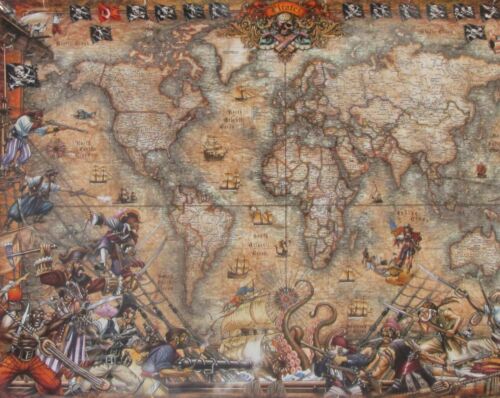 Pirate Map 2000 Piece Jigsaw Puzzle