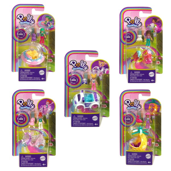 Polly Pocket Doll And Vehicle Assortment
