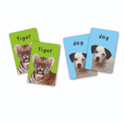 My First 100 Animals Matching Card Game