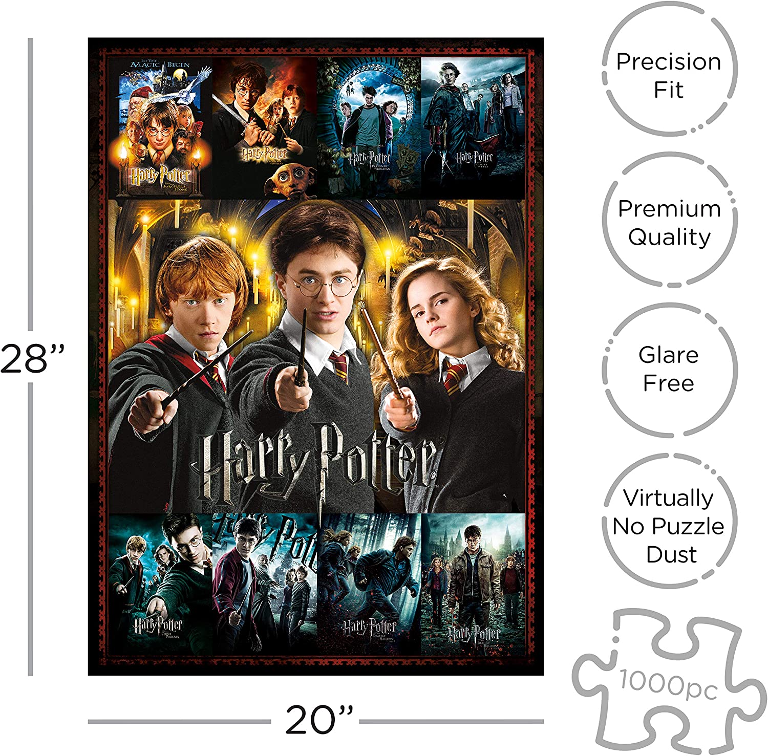 Harry Potter Posters 1000 piece jigsaw Puzzle