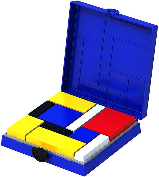 Mondrian Blue Blocks