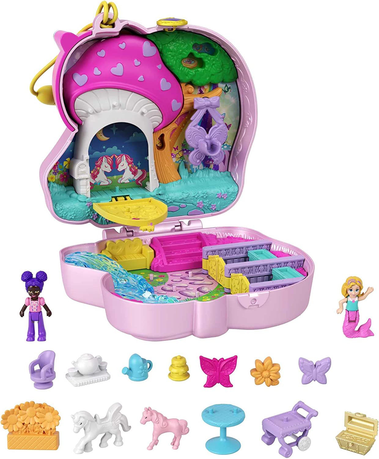 Polly Pocket World Unicorn Forest Compact