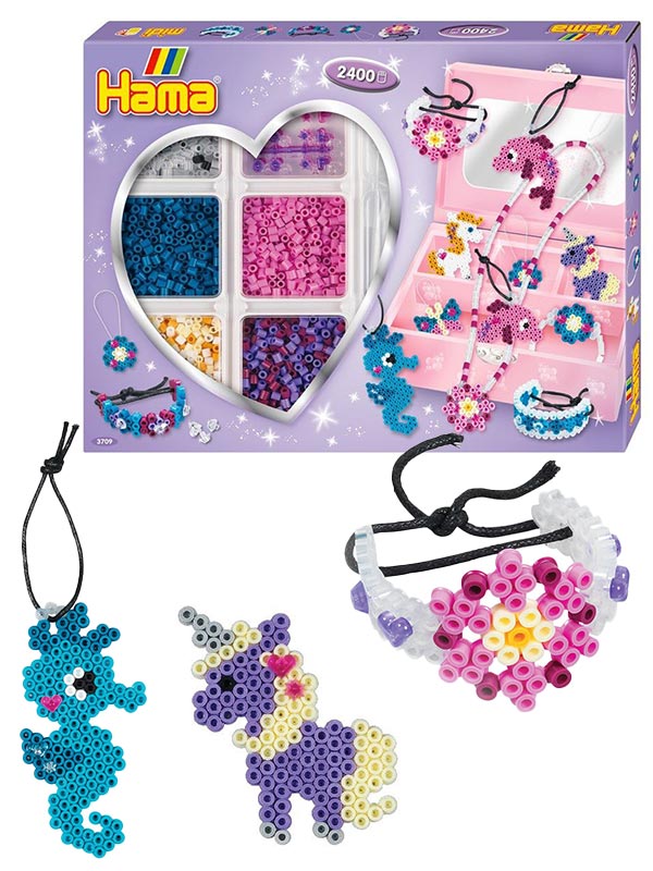 Hama Beads 2400 Piece Purple Activity Box