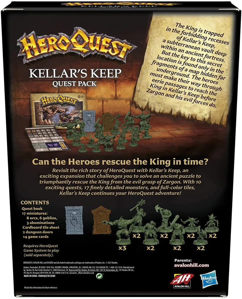 Heroquest Expansion Kellars Keep