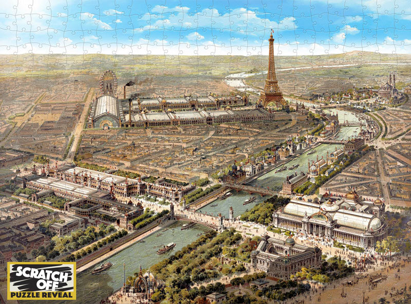 Paris History Puzzle Scratch Off