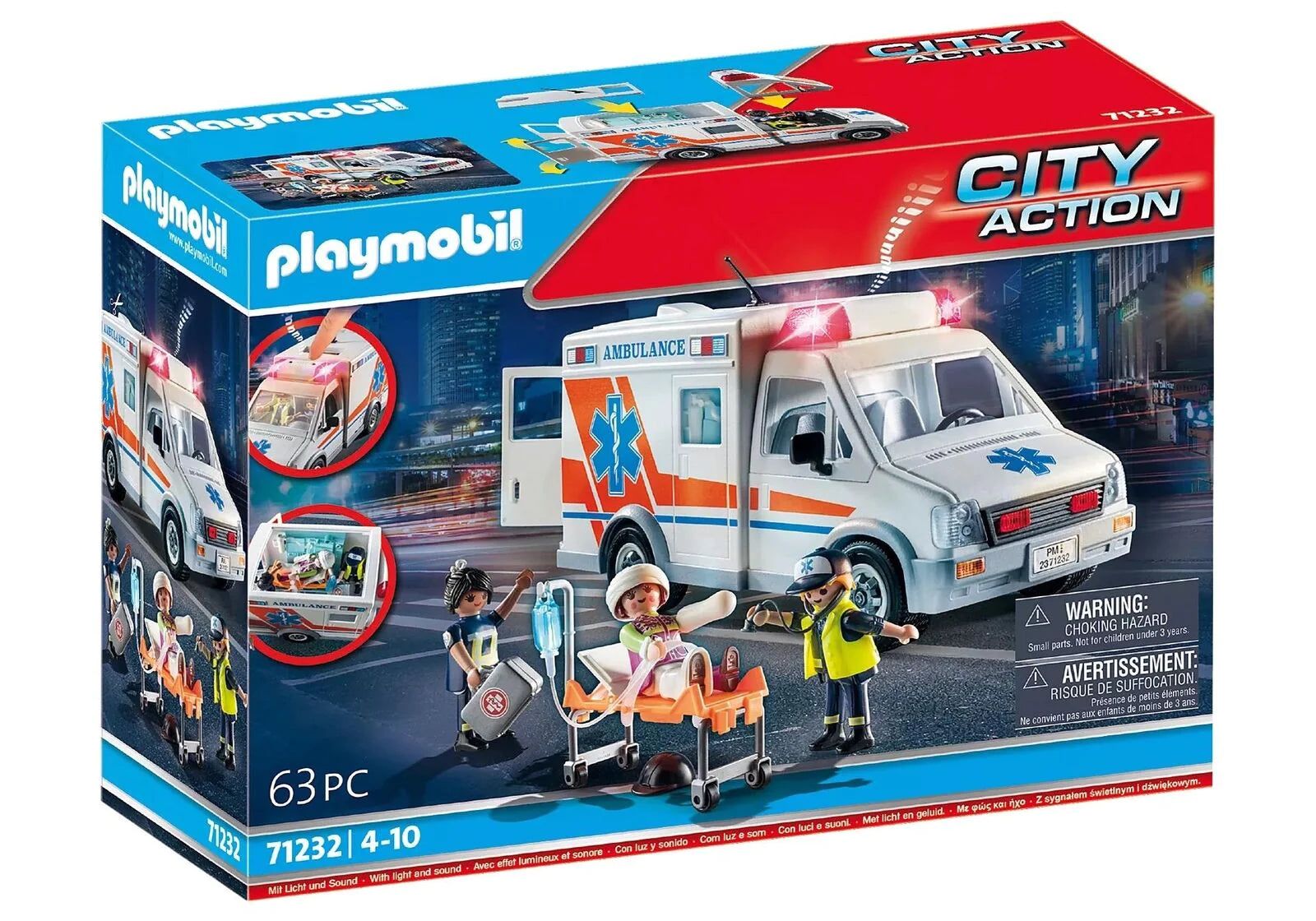 Playmobil City Action Hospital Ambulance