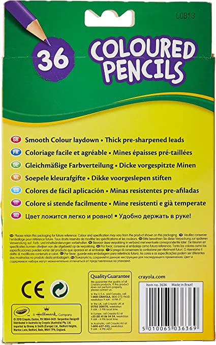 Crayola Pencils Coloured 36