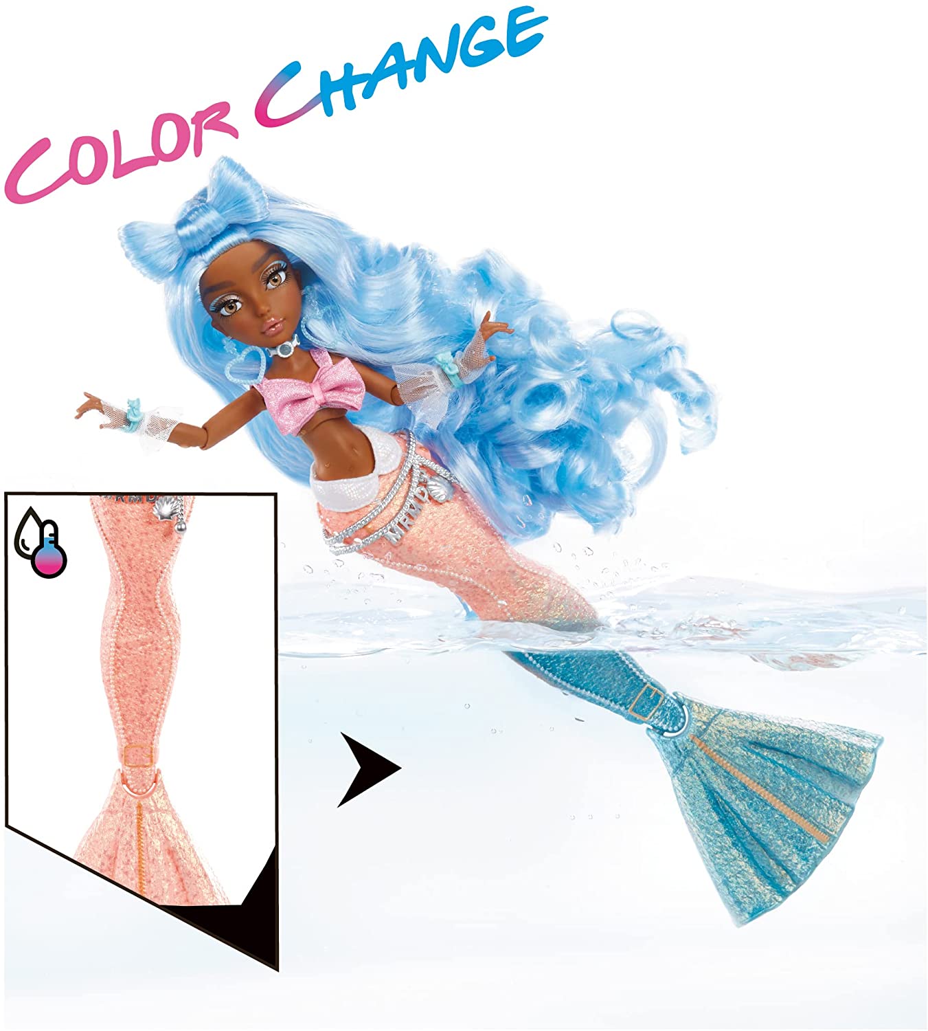 Mermaze Mermaidz Colour Change Doll Shellnelle