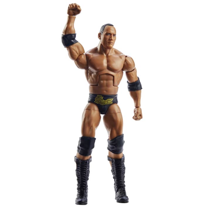 WWE Elite Wrestlemania The Rock Figure