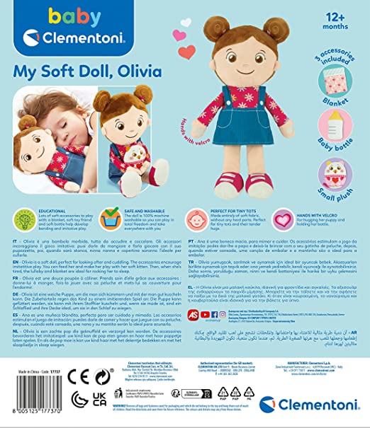 Baby Clementoni Basic Soft Doll