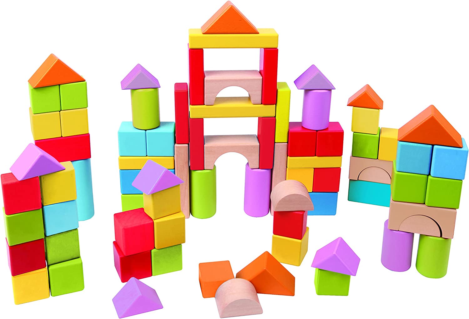 Hape Wonderful Beech Wood Blocks