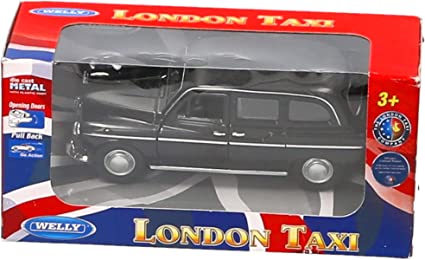London Black Cab Pull Back Die Cast Model