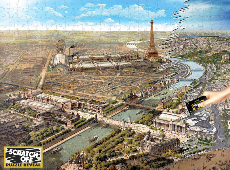 Paris History Puzzle Scratch Off