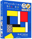 Mondrian Blue Blocks