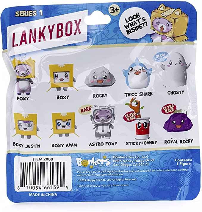 Lankybox Mystery Figures